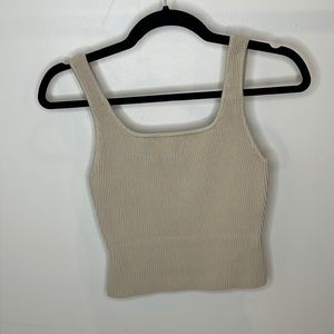 ARITIZA Babaton Sculpt Knit Squareneck Matte Pearl XS